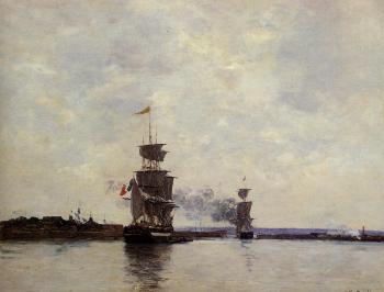 尤金 佈丹 Havre, the Outer Harbor 尤金 佈丹 Havre, the Outer Harbor